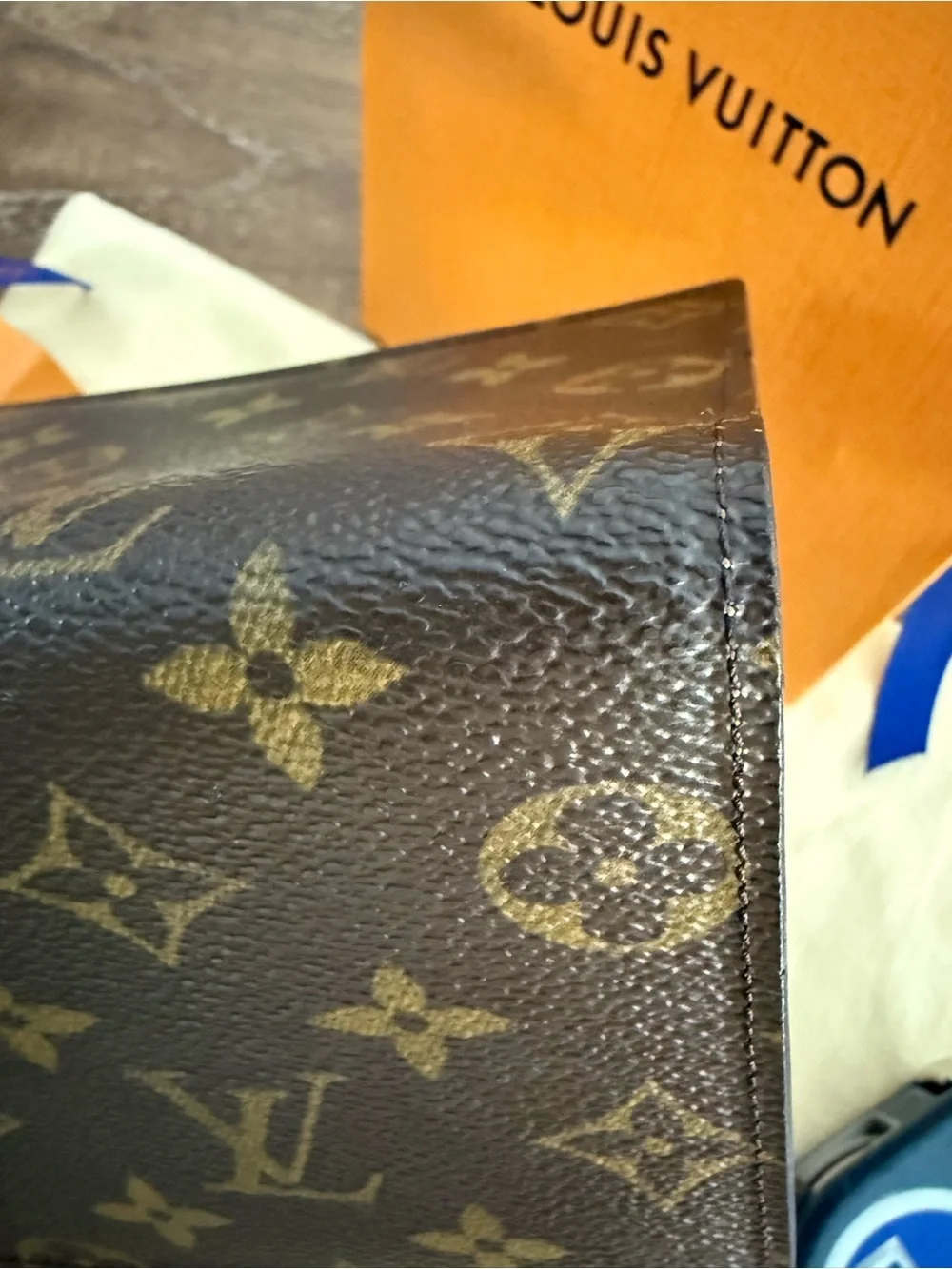 Louis Vuitton Vintage Checkbook / Long Wallet